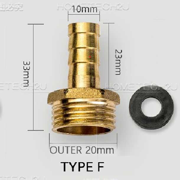 Buy Gas Stove Connecter Inlet Joint Hose Connection eRomman