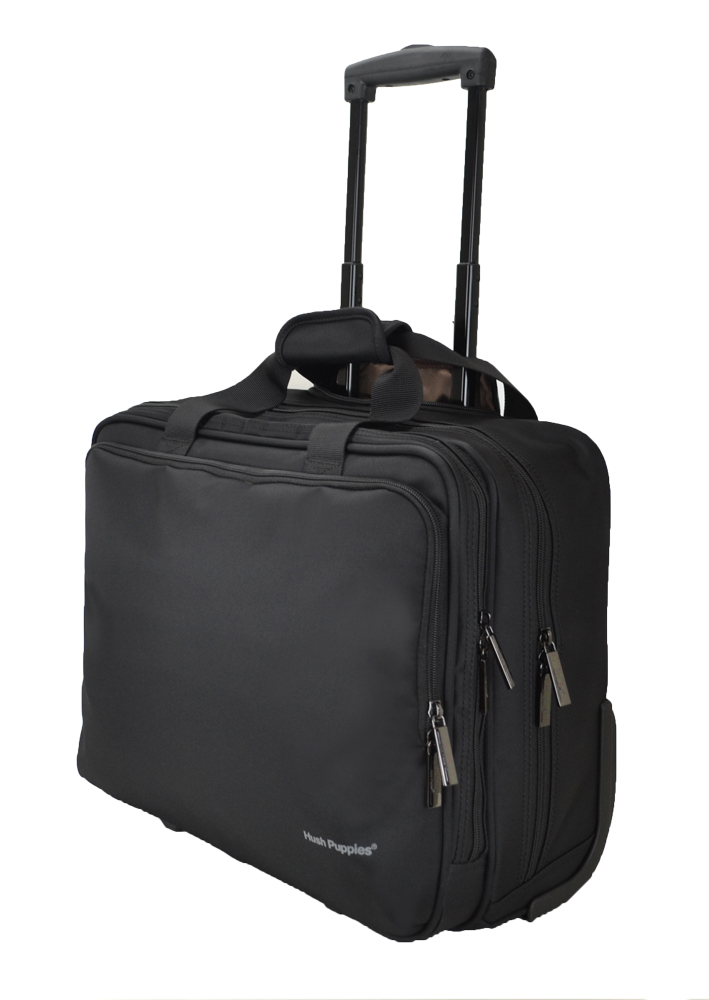 hush puppies laptop trolley bag