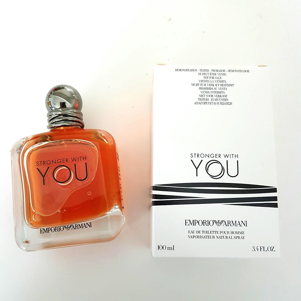 armani stronger with you 100ml perfume