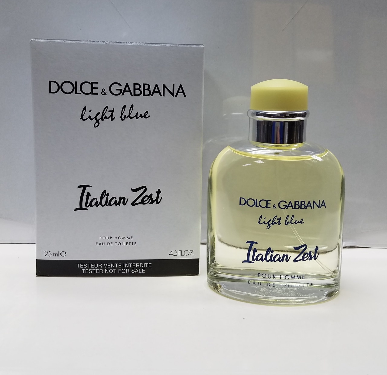 dolce gabbana light blue italian zest man