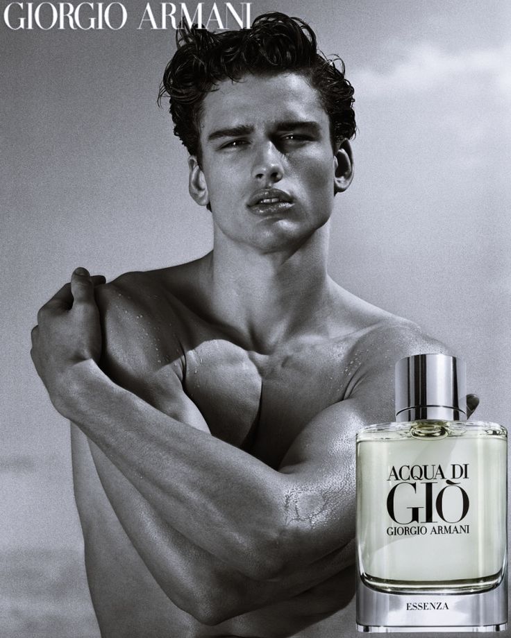 armani perfume model