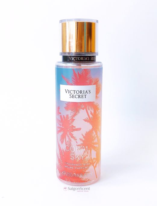 coral sky body mist