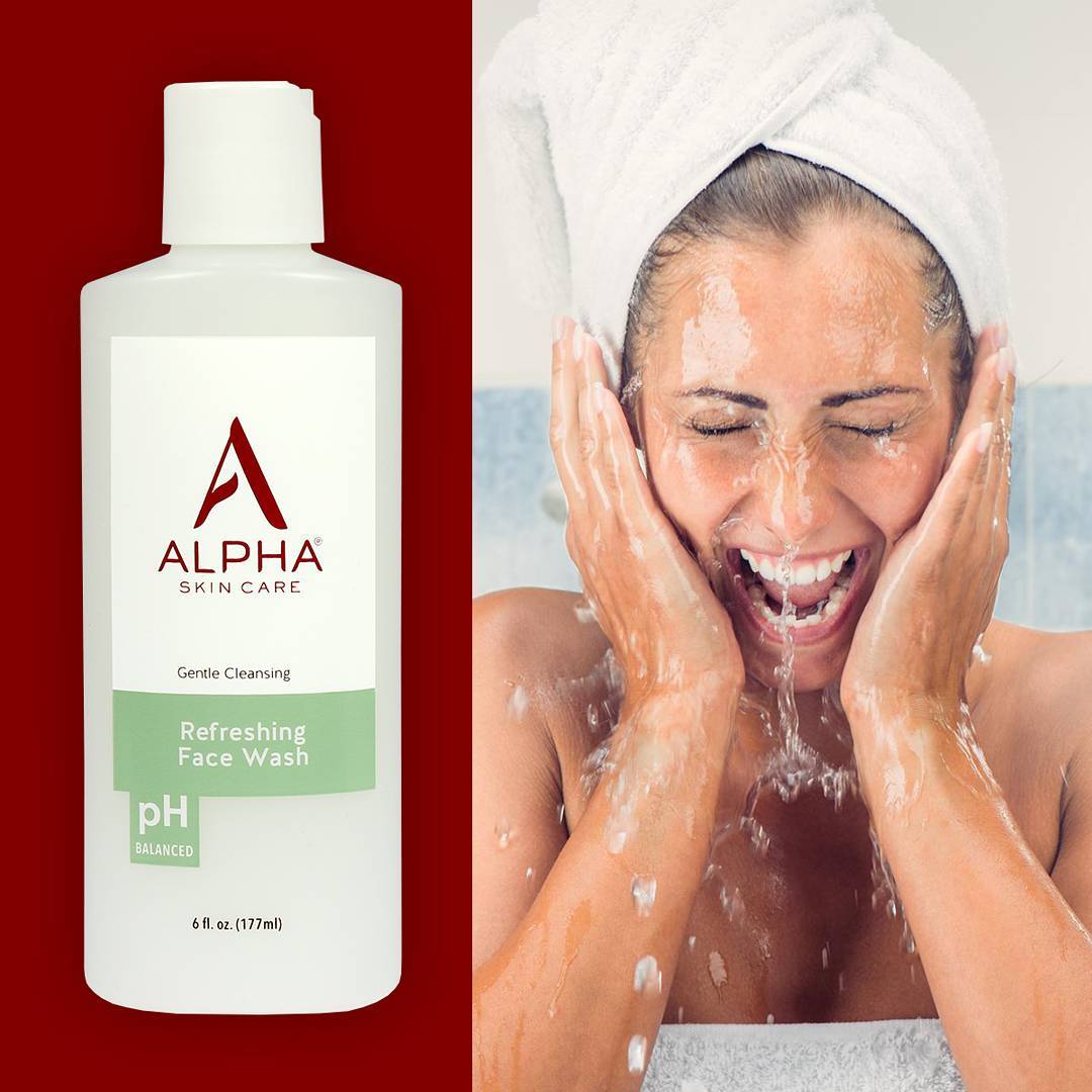 alpha refreshing face wash