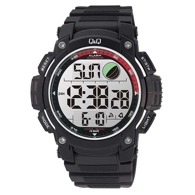 digital watch with day and date