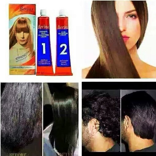 berina strength hair straightener cream
