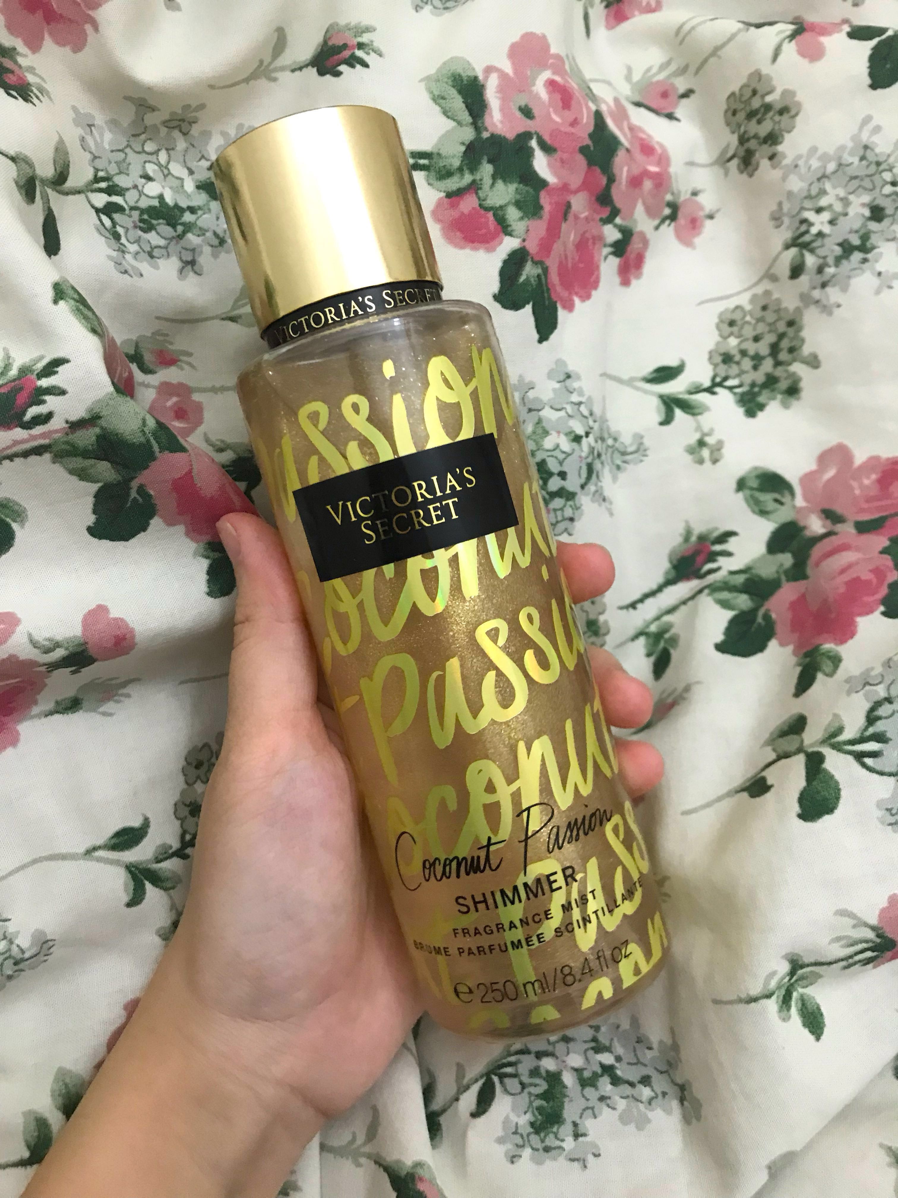 body splash coconut passion shimmer victoria's secret
