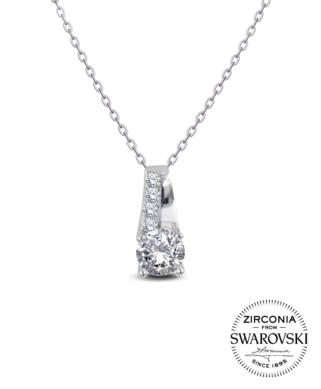 swarovski solitaire pendant