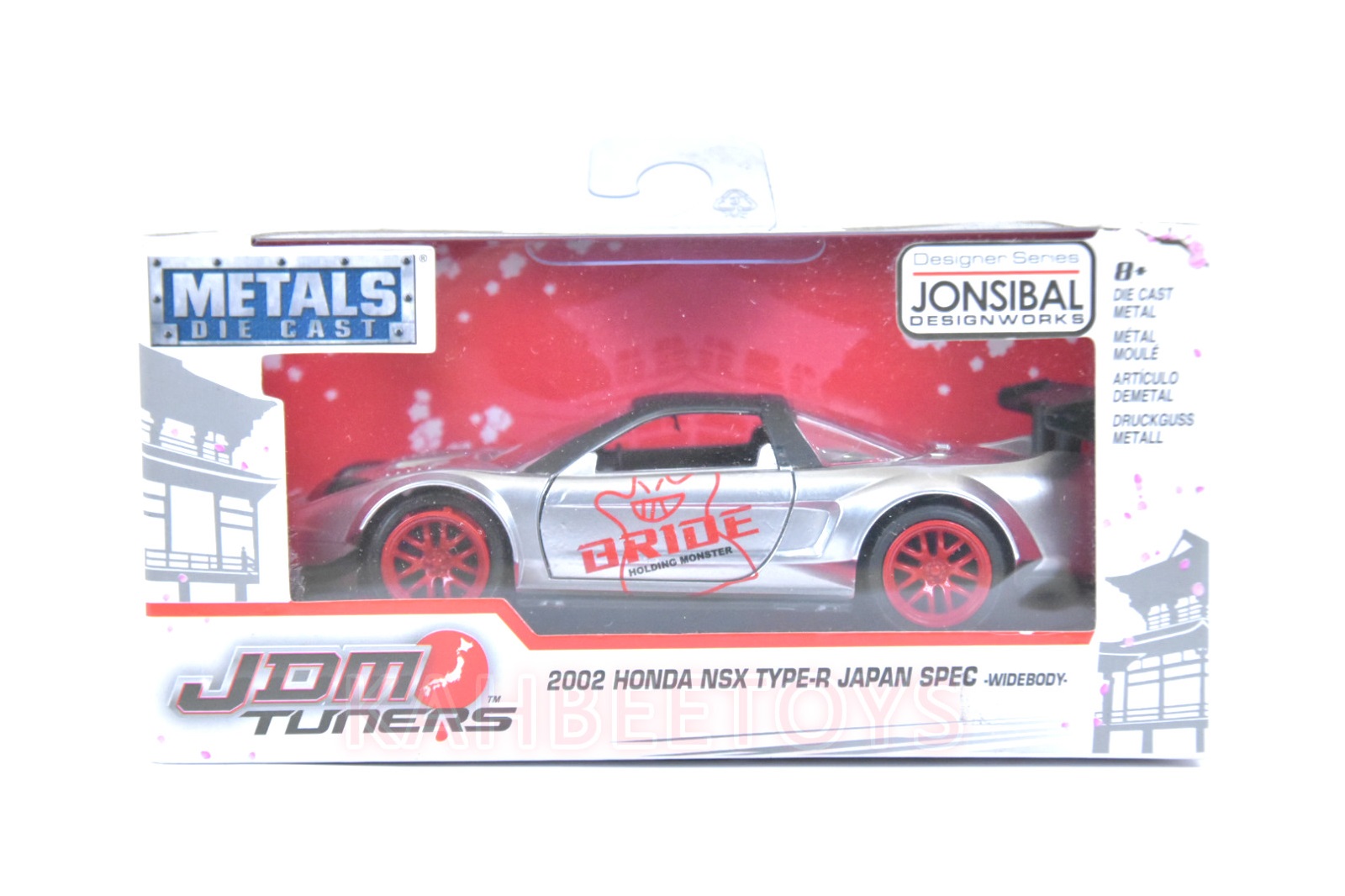 Buy Jada Toys Jdm Tuners 1:32 2002 Honda Nsx Type R Japan Spec-Widebody  (Silver) Online | eRomman