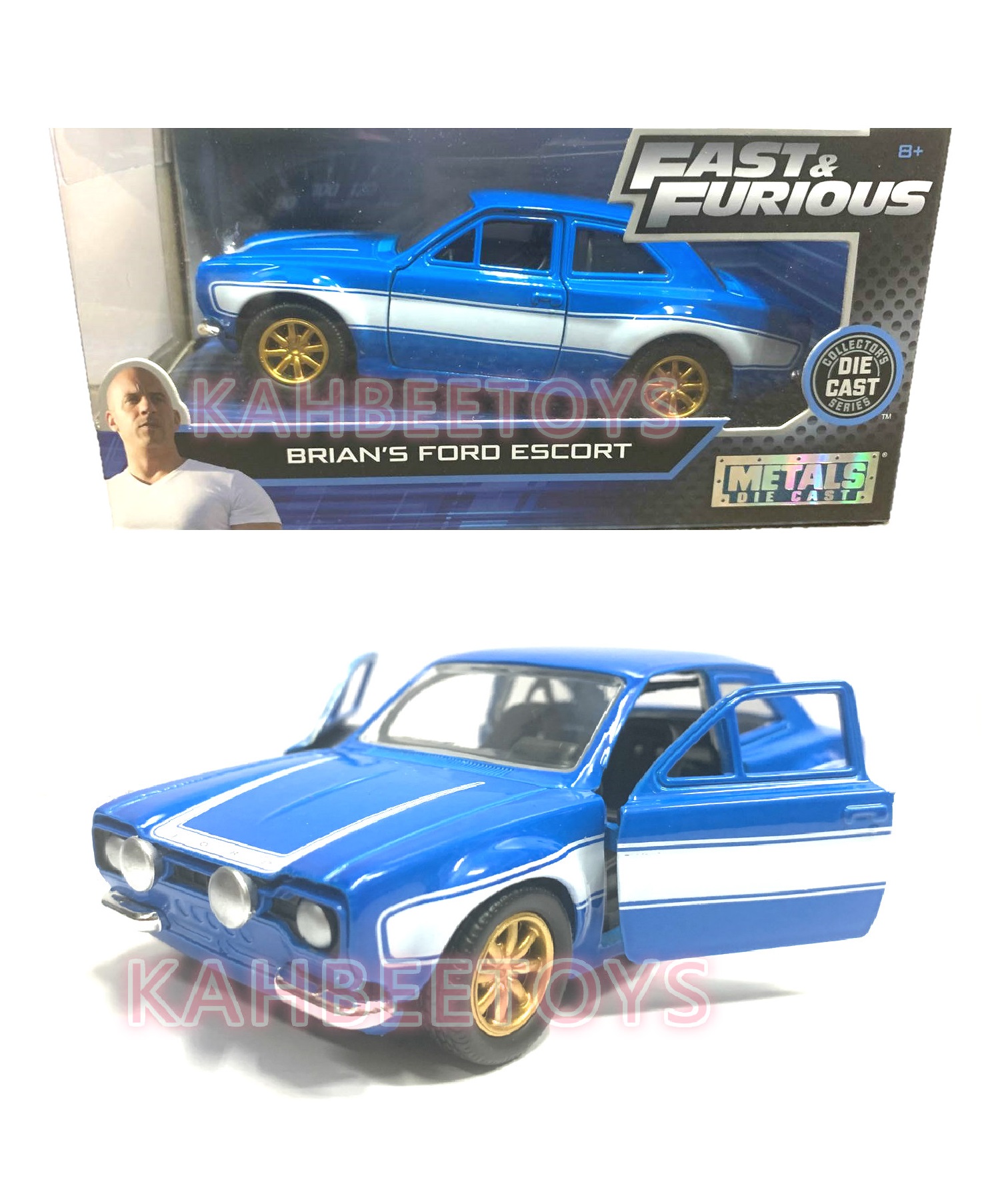 Modellino auto film Movie BRIAN/'S MITSUBISHI LANCER VII 7 FAST and FURIOUS 1:32