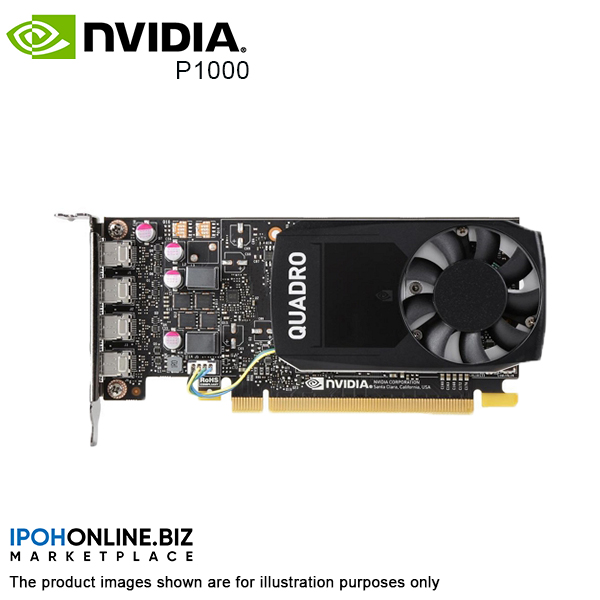 Pascal Architecture GPU PNY NVIDIA Quadro P1000 4GB GDDR5 Professional ...