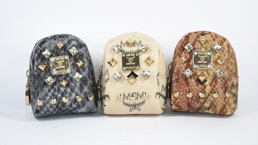 Buy Magari New Cute Rhinestone Coin Purse Mini Backpack Keychain (3 Colors)