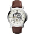 Buy Grant Automatic Men s Leather Watch Fossil ME3052 eRomman
