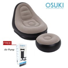 Osuki Japan Quality Inflatable Air Sofa (Grey)
