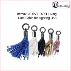 ريمكس كابل بيانات مزود بحلقة دلاية موديل RC-053i لهاتف آبل