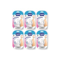 Japlo Komforter Anti Colic Nipple Blister Cards X - (6 in 1)