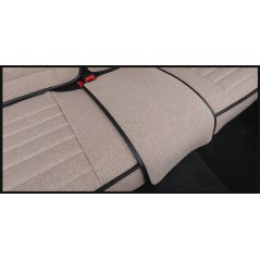 Gdeal High Quality Full Complete Car Seat Cover Set Car Seat Linen Cushions Supplies Automotive Interior 5-Seats Cover Car Cushion Backseat Adjustable - 3 Colors Available