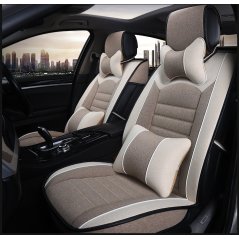 Gdeal High Quality Full Complete Car Seat Cover Set Car Seat Linen Cushions Supplies Automotive Interior 5-Seats Cover Car Cushion Backseat Adjustable - 3 Colors Available