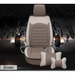 Gdeal High Quality Full Complete Car Seat Cover Set Car Seat Linen Cushions Supplies Automotive Interior 5-Seats Cover Car Cushion Backseat Adjustable - 3 Colors Available