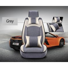 Gdeal High Quality Full Complete Car Seat Cover Set Car Seat Linen Cushions Supplies Automotive Interior 5-Seats Cover Car Cushion Backseat Adjustable - 3 Colors Available