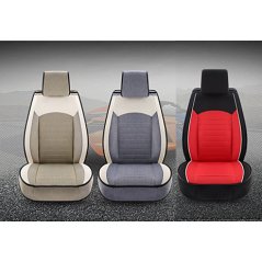 Gdeal High Quality Full Complete Car Seat Cover Set Car Seat Linen Cushions Supplies Automotive Interior 5-Seats Cover Car Cushion Backseat Adjustable - 3 Colors Available