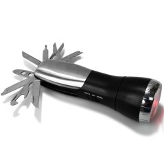 Gdeal 13-In-1 Multifunctional LED Flashlight Red Emergency Light Camping Outdoor Tools