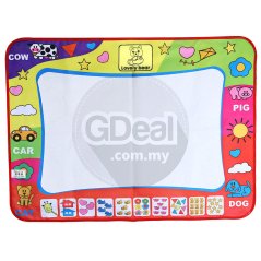 Gdeal Childrens Large Magical Monochrome Water Canvas Writing Drawing Educational Blanket