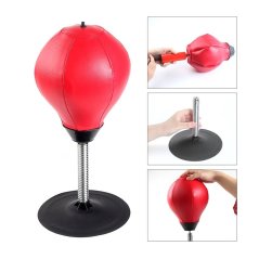 Gdeal Stress Relief Desktop Punching Ball with Strong Suction Cup Stress Buster Speed Bag Withstanding Crosses Hooks Office Toys For Adult Stress Ball With Pump