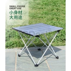 Gdeal Outdoor Aluminum Folding Table Self-driving Wild Barbecue Portable Picnic Table