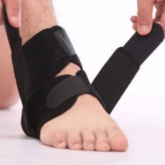 Gdeal Adjustable Ankle Protector Breathable Splint Strap Injury Brace Pad Pain Relief Recovery Compression Wrap Cushion Arch Support Elastic Guard For Sports