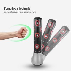 Gdeal Training Fitness Boxing Punching Bag Inflatable Free-Stand Tumbler Pressure Relief Bounce Back Sandbag With Air Pump