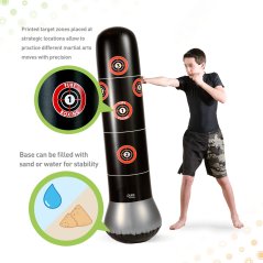 Gdeal Training Fitness Boxing Punching Bag Inflatable Free-Stand Tumbler Pressure Relief Bounce Back Sandbag With Air Pump