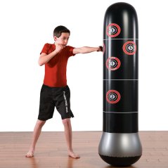 Gdeal Training Fitness Boxing Punching Bag Inflatable Free-Stand Tumbler Pressure Relief Bounce Back Sandbag With Air Pump