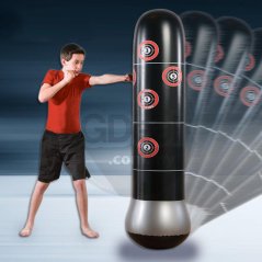 Gdeal Training Fitness Boxing Punching Bag Inflatable Free-Stand Tumbler Pressure Relief Bounce Back Sandbag With Air Pump