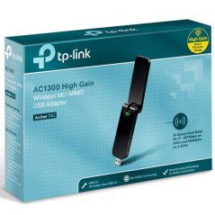 TP-LINK Archer T4U AC1300 MU-Mimo USB 3.0 WiFi Adapter (Black)