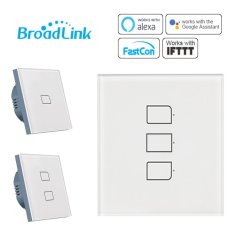 BroadLink TC2S Smart Double Switch - Smart Wi-Fi Switch 2 Switch (White)