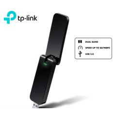 TP-LINK Archer T4U AC1300 Wireless USB 3.0 WiFi Adapter 2.4Ghz+5Ghz