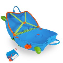Trunki TR0054-GB01 Kids Ride-On Luggage Suitcase (Terrance Blue)