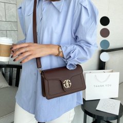 Gdeal Korean Women PU Leather Casual Leisure Sling Bag Shoulder Crossbody Style Messenger Bag