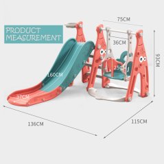 Gdeal Children Slide Swing Combination Baby Indoor Home Slide Kindergarten Fun Playground