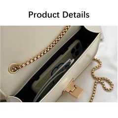 Gdeal Women Korean Fashion Retro PU Leather Sling Bag Vintage Messenger Small Square Bag