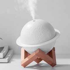Moon Light Humidifier USB Night Light Bedroom Desktop Planet Light Air Purifier