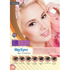 Gmonline31 Phantasee 3 Month Color Lens 15mm Big Eyes series Defined Ring