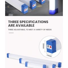 50W 80W LED Lithium Light Tube Rechargeable Tube Lamp Pasar Malam