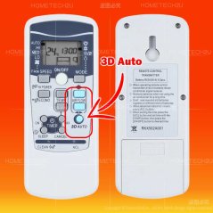 Hometech2u Air conditioner conditioning remote control suitable for mitsubishi RKX502A001F RKX502A001S RKX502A017A RKX502A001P