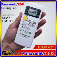 Hometech2u OEM Panasonic KDK Ceiling Fan Remote Control Replamcent For K15Y6 /F-M15E6 [YURAGI]