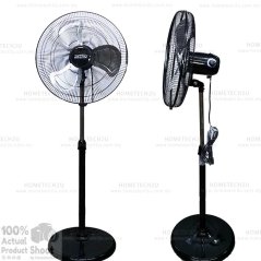 Hometech2u Minlite 20" Heavy Duty Commercial Industrial 3 Blades Stand Fan Cooling Strong Wind (Metal Body)