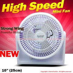 Hometech2u Panafresh Electric Mini Desk Fan Cyclone Fan