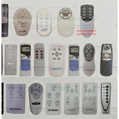 Hometech2u Universal All In One Wall Ceiling Fan Remote Control Compatible For Wings Deka Elmark KDK Winter Eurouno Rubine Fanco