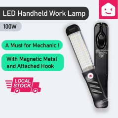 Jomz Rechargeable LED Work Light Lamp Container Magnet Lampu with Hook