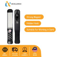 Jomz Rechargeable LED Work Light Lamp Container Magnet Lampu with Hook